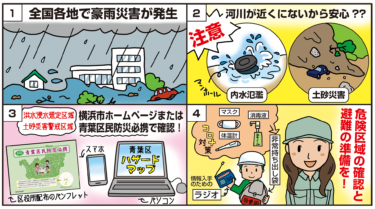 vol.12 豪雨災害に備えを！／市政レポート発行（2020.08）