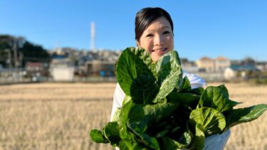 恩田のボスからの贈り物〜無農薬栽培の小松菜（2021.12.13）