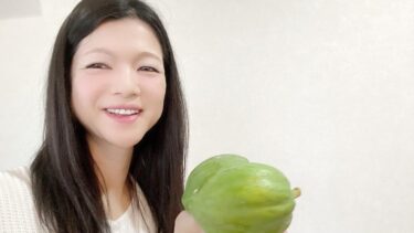 青葉区産の青パパイヤは抜群の味と食感！！（2021.12.17）