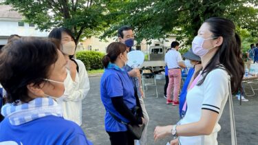 距離を取って、笑顔ほころぶ、夏の風物詩（2022.07.25）