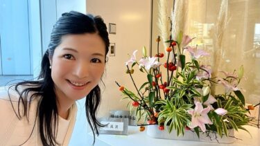 市庁舎で花のある暮らしを皆さんと楽しみたい！（2022.10.13）