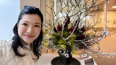 市庁舎にひと足早い、桜前線到来！（2023.02.25）